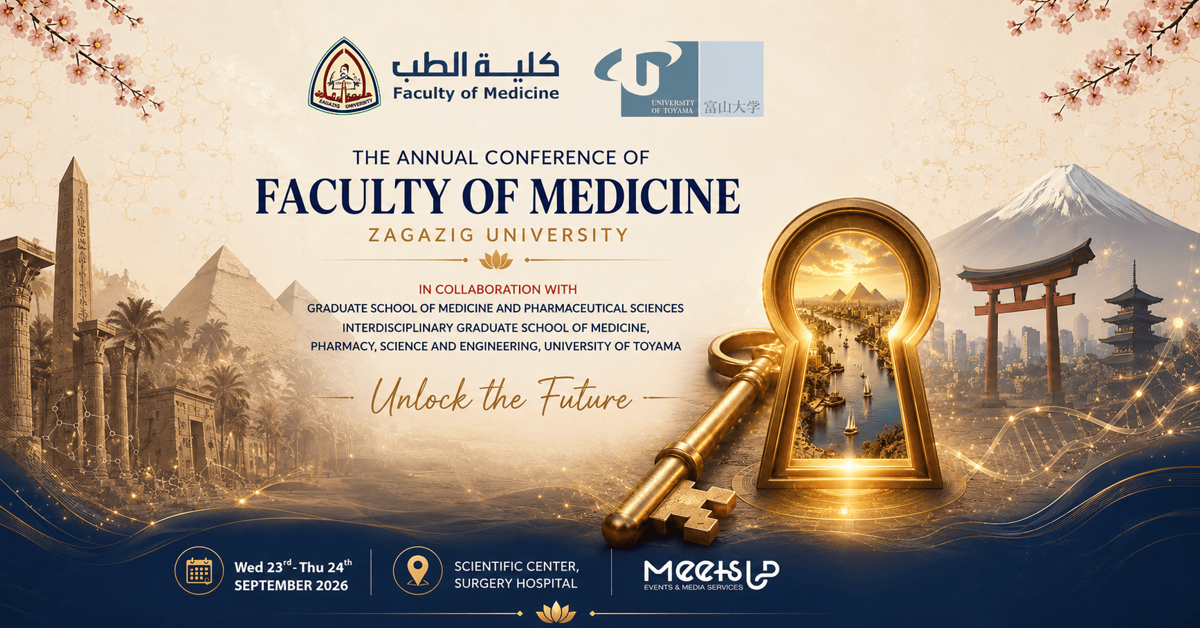 The Annual Conference of Faculty of Medicine Zagazig University In Collaboration With Graduate School of Medicine and Pharmaceutical Sciences Interdisciplinary Graduate School of Medicine, Pharmacy, Science and Engineering University of Toyama